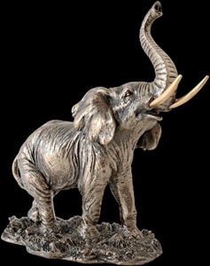 Bronze elefant figur – elegant boligdekoration